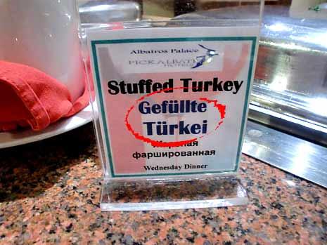 gefüllte Türkei